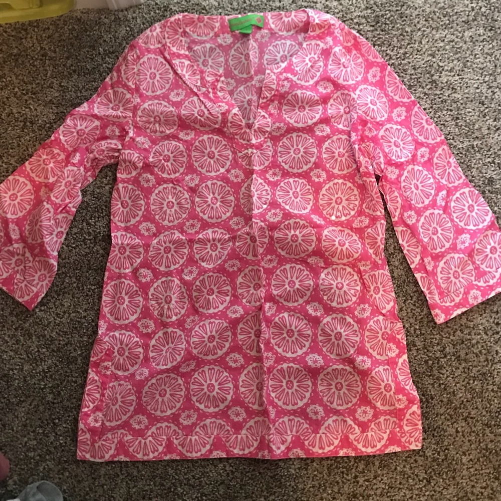 Pink tunic shirt